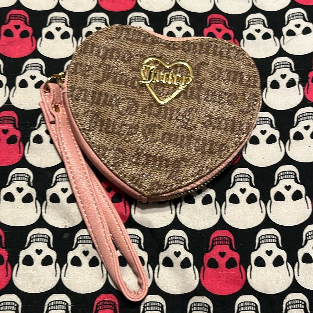 Juicy Couture Heart Shaped Wristlet